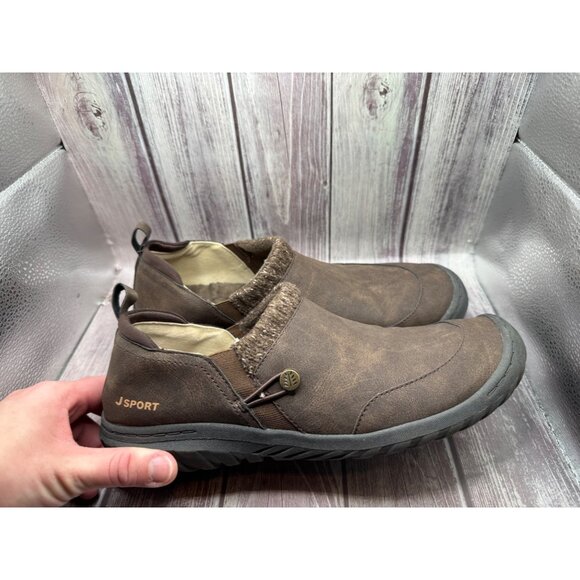 JSport by Jambu Alice Ladies' Size 11 Cozy All Terra Shoe Brown - Picture 4 of 11
